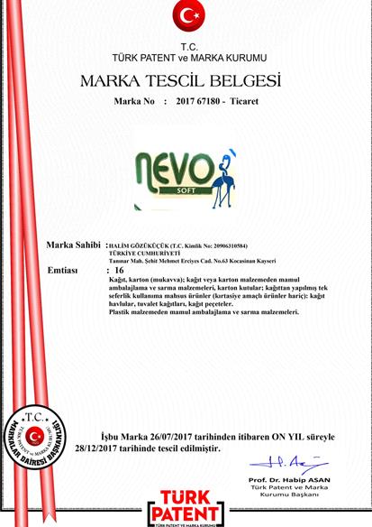 Nevo Patent Belgesi